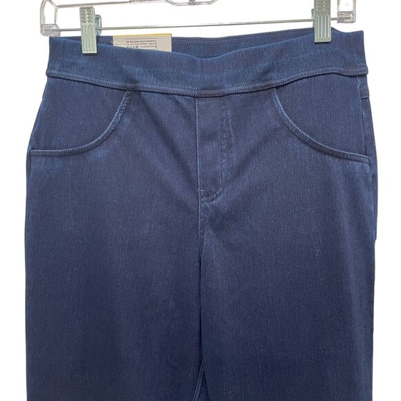 NWT Hue Stretch Denim Leggings Medium Soft Girl Lounge Casual Capsule Wardrobe - Picture 3 of 8